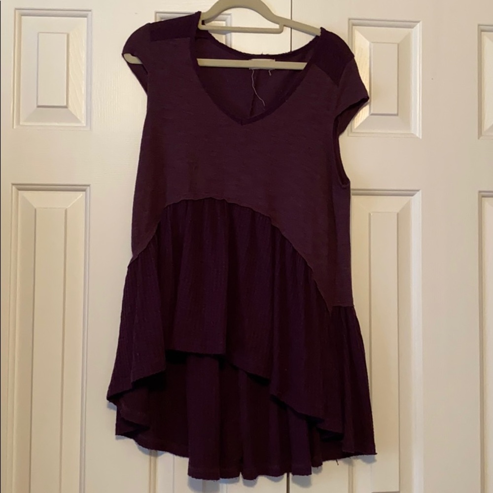 Dark purple shirt